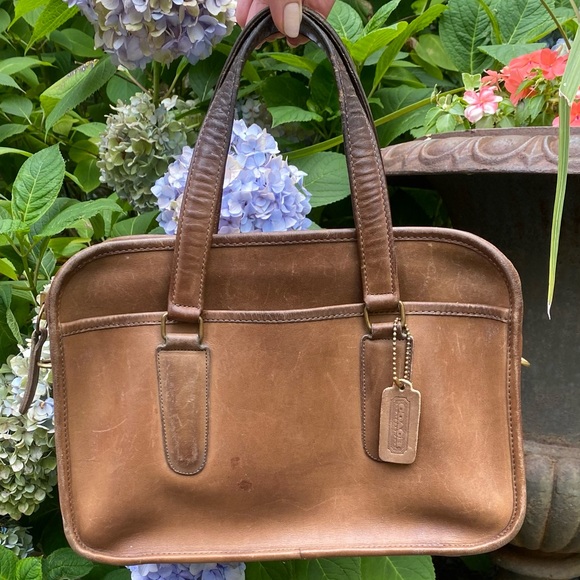 Vintage coach skinny flight bag - Picture 1 of 14